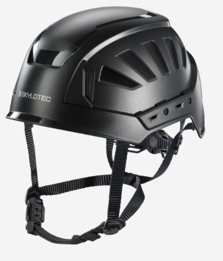 Picture of SKYLOTEC Inceptor GRX - Vented BLACK c/w reflective stickers Helmet Light weight (450gm). CERTIFIED TO AS/NZS 1801 Type 1.