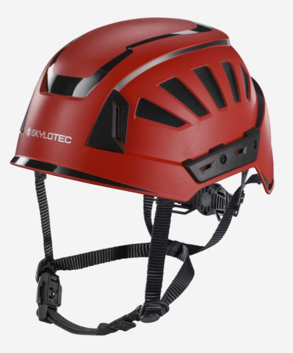 Picture of SKYLOTEC Inceptor GRX - Vented RED c/w reflective stickers Helmet Light weight (450gm). CERTIFIED TO AS/NZS 1801 Type 1.