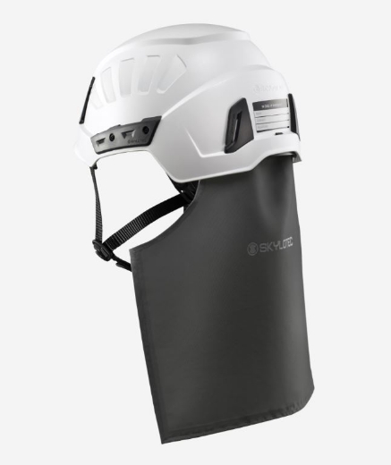 Picture of SKYLOTEC Inceptor Neck protection against sunlight, made of cooling canvas fabric, compatible with all INCEPTOR GRX helmets