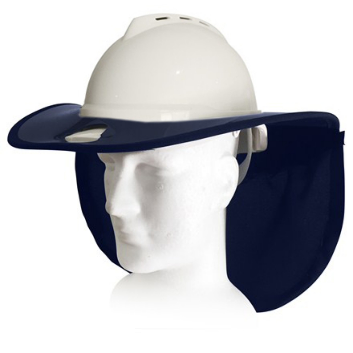 Picture of MSA Snap Brim, Suits V-Gard 500, Navy Blue