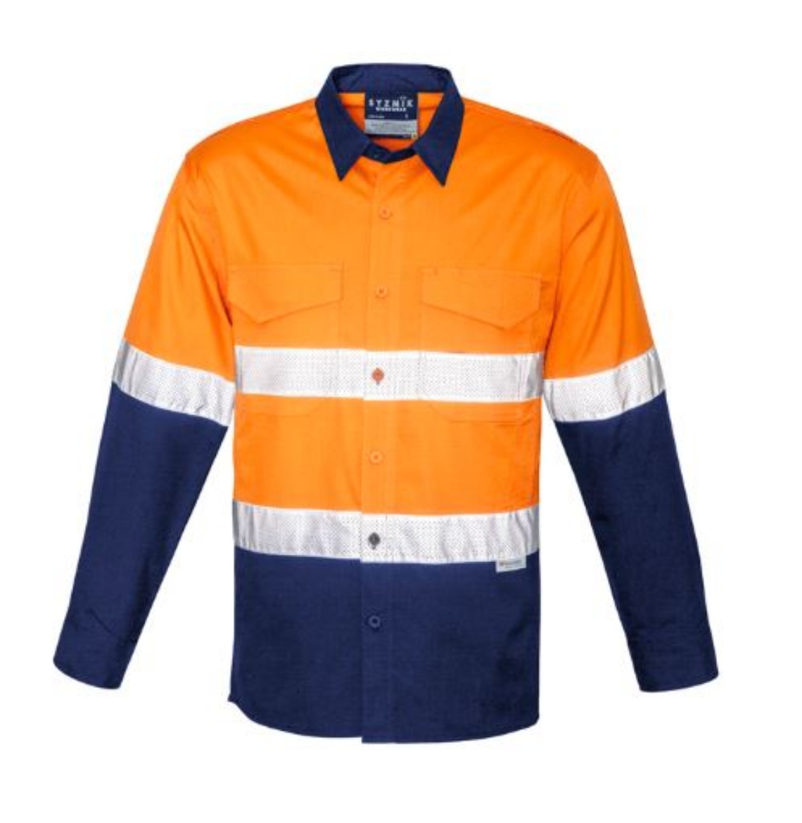 Picture of Mens Rugged Cooling Hi Vis Taped Long Sleeve Shirt